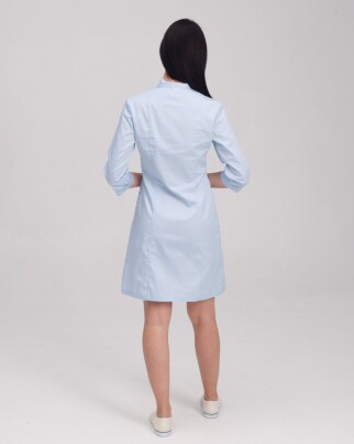 Medical gown women's Sakura azure 160-462-678 / 310-462-678 (6613598) фото 3