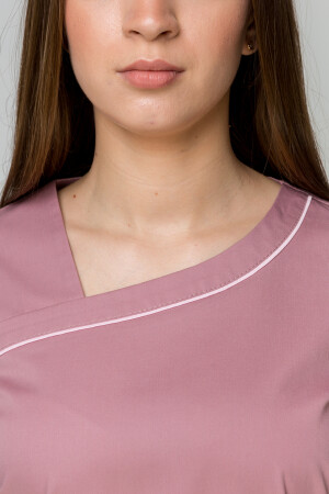 Monique+ Br. skinny suit. COTTON. Ash rose + rose (piping) (5410155) фото 11