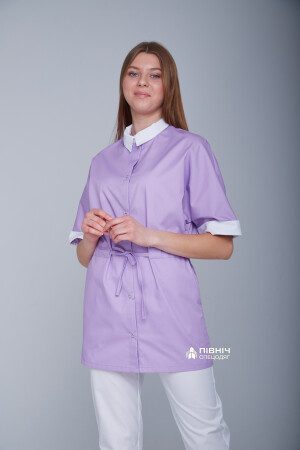 Women's medical blouse "Daria" lilac (3399105) фото 10