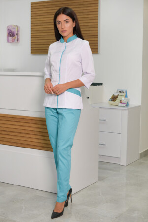 Medical trousers female "Aurora" mint (534253) фото 1