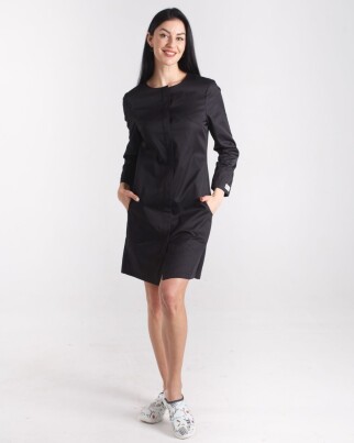 Medical gown women's Jacqueline black 391-321-677 (6613613) фото 8