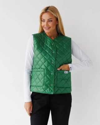 Medical insulated vest for women Oslo green 521-350-679 (6637734) фото 1