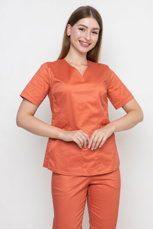 Medical stretch jacket Ewa-stretch. Terracotta (5436996) фото 1