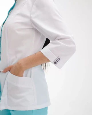 Medical suit for women Sakura white-menthol 124-441-679 (6637839) фото 6