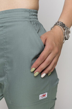 Women's Virginia trousers. COTTON. Olive HT (549940) фото 4