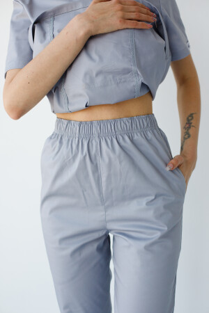 Women's medical suit Topaz gray Elite Stretch 488-328-705 / 492-328-705 (6624451) фото 6