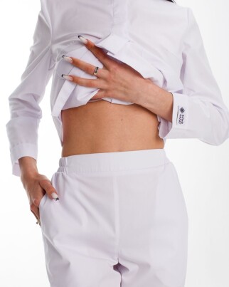 Medical suit for women Jacqueline white 440-324-677 (6613358) фото 4