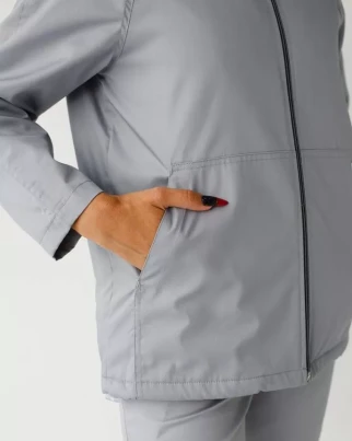 Medical jacket women's Atlanta grey 522-328-842 (6637345) фото 4