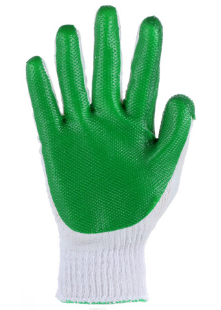 Gloves workers "Glazier" green (051з) фото 1