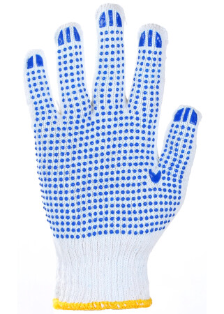 Knitted work gloves (32020) фото 1
