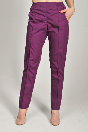 Flamingo+ Br. skinny suit. COTTON. White / aubergine (544648) фото 7