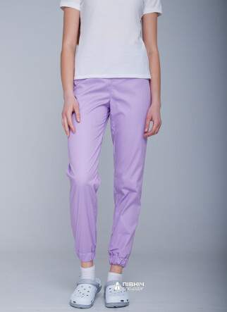 Women's medical trousers "Monica" purple (3399122) фото 1