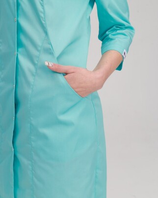 Medical gown women's Elizabeth mint 416-332-679 (6613607) фото 6