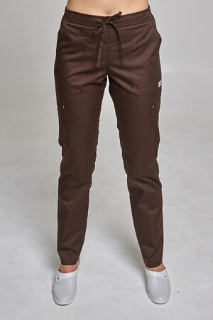 Women's Virginia trousers. COTTON. Brown (544952) фото 1