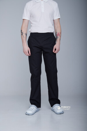 Medical trousers for men "Ivan" black (3399117) фото 1