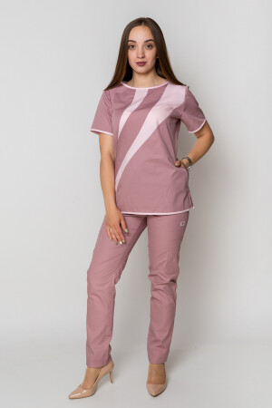 Костюм медицинский Айс+Бр. Вирджиния. COTTON. Пепельная роза (5410051) фото 11