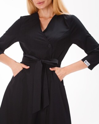 Medical gown for women Provence black 178-321-677 (6613944) фото 3