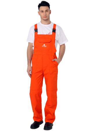 Suit worker "STANDARD" oranzh - semi-overalls and a jacket (1214) фото 2