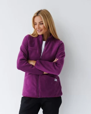 Medical sweatshirt women's fleece Dakota purple 406-335-842 (6637728) фото 2