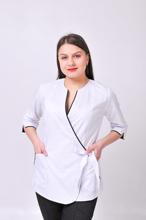 Venice+ Br. skinny suit. COTTON. White / black (544628) фото 3