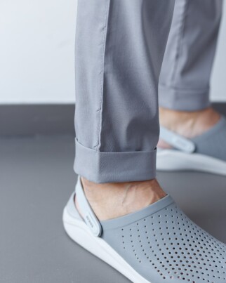 Медицинский костюм мужской Марсель серый 353-328-708 (6613701) фото 7