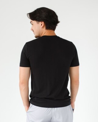 Медицинская футболка мужская черная 153-321-681 (6613812) фото 2