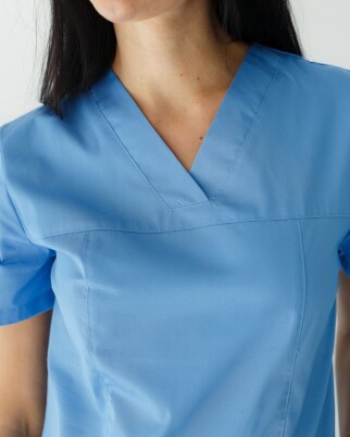 Medical shirt women's Topaz blue 164-333-705 (6613535) фото 6
