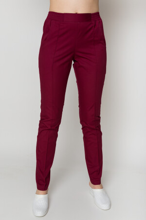 Milana+Br. skinny suit. Long sleeve. COTTON. White / marsal (5410143) фото 5