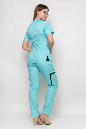 Medical suit Emily-stretch, female. Menthol (5436944) фото 5