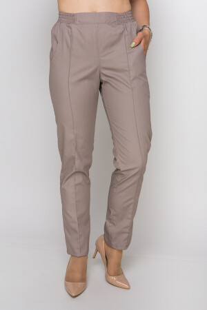 Trousers for women narrowed. COTTON. Мocha (549922) фото 1