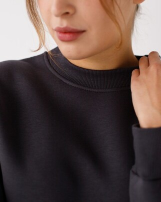 Medical insulated women's sweatshirt Ontario dark gray 473-408-842 (6613468) фото 3