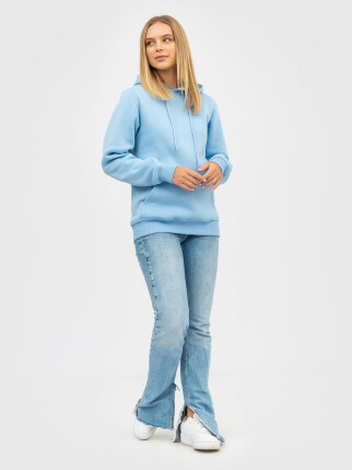 Худи UNISEX с начесом U-0401 голубой (5110244) фото 11
