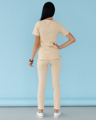 Medical suit women's Rio beige 135-367-715 (6613271) фото 2