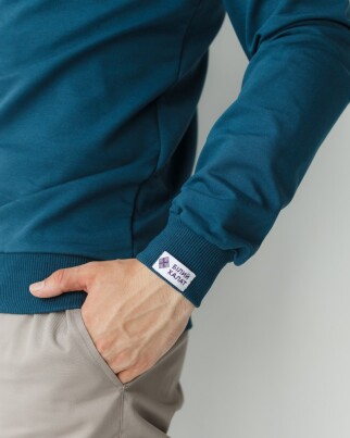 Medical Sweatshirt New York Men's Dark Turquoise 360-437-758 (6613782) фото 4