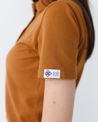 Medical polo for women caramel 147-418-677 (6613394) фото 4