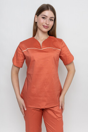 Athena stretch butterfly suit with joggers. Terracotta (5436946) фото 6