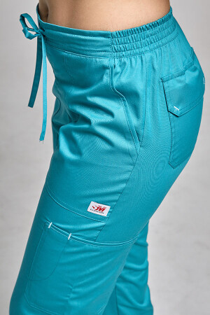 Women's Virginia trousers. COTTON. Caribbean (544951) фото 5