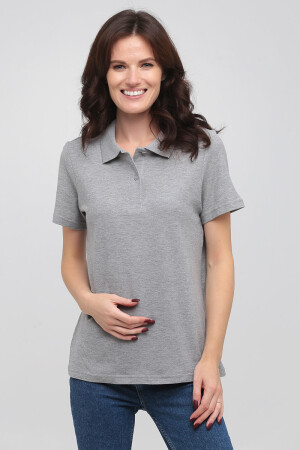 Women's polo shirt with short sleeves "STEDMAN" ST3100 gray (5110742) фото 2