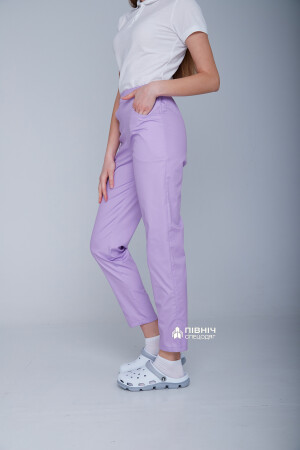 Women's medical trousers "Francesca" lavender (3399103) фото 8
