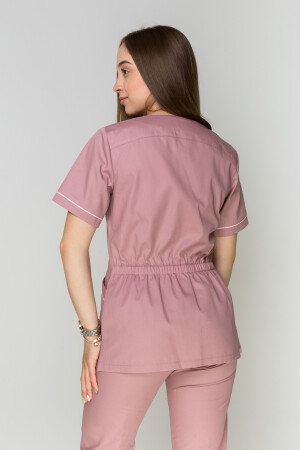 Monique+ Br. skinny suit. COTTON. Ash rose + rose (piping) (5410155) фото 7