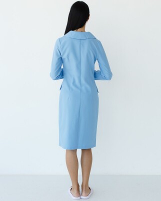 Medical gown women's Monica blue 356-333-677 (6613591) фото 2