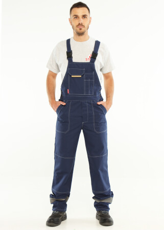 Working suit ‘VECTOR’ (dungaree and jacket) blue (16071107) фото 2