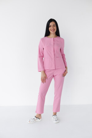 Women's medical suit Jacqueline pink (Viscose “Elite”) 440-337-927 (6624470) фото 1