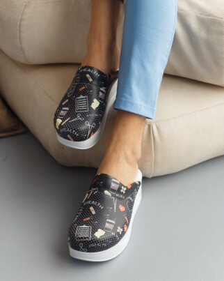 Взуття медичне сабо Health black c підошвою AirMax 352-321-826 (6613183) фото 6