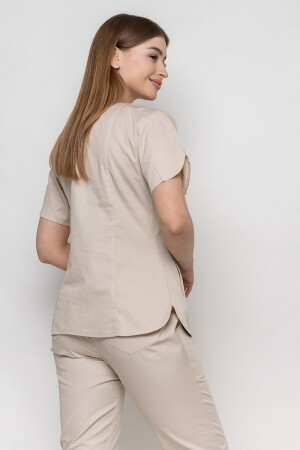 Куртка медицинскя женская Батерфляй. Крем. COTTON (5436993) фото 3