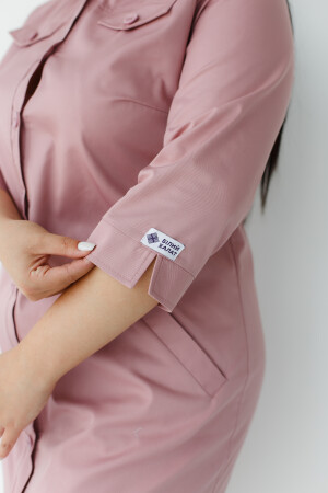 Women's medical gown Valerie ash pink +SIZE 156-429-677 (6625325) фото 7