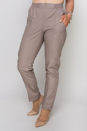 Trousers for women narrowed. COTTON. Мocha (549922) фото 2