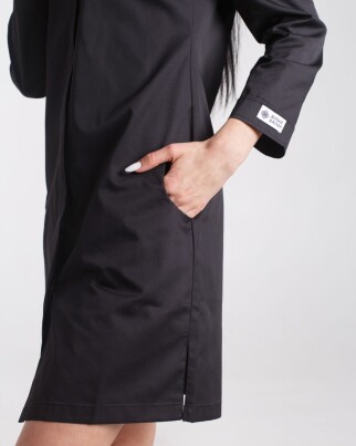 Medical gown women's Jacqueline black 391-321-677 (6613613) фото 6