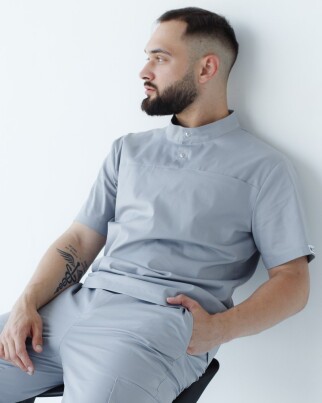 Medical Shirt Men's Denver Gray 427-328-679 (6613939) фото 2