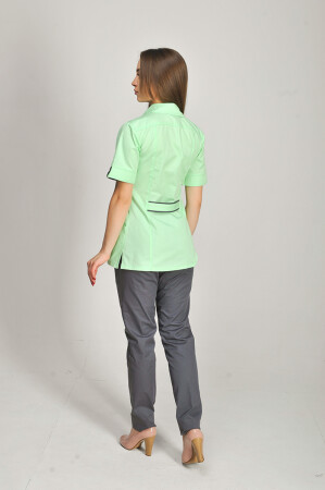 Costume Olga + Br. skinny. COTTON. Salad / asphalt (544666) фото 6